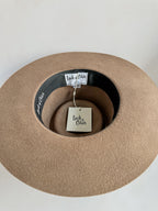 Lack Of Color Mirage Brown Wool Felt Fedora Hat