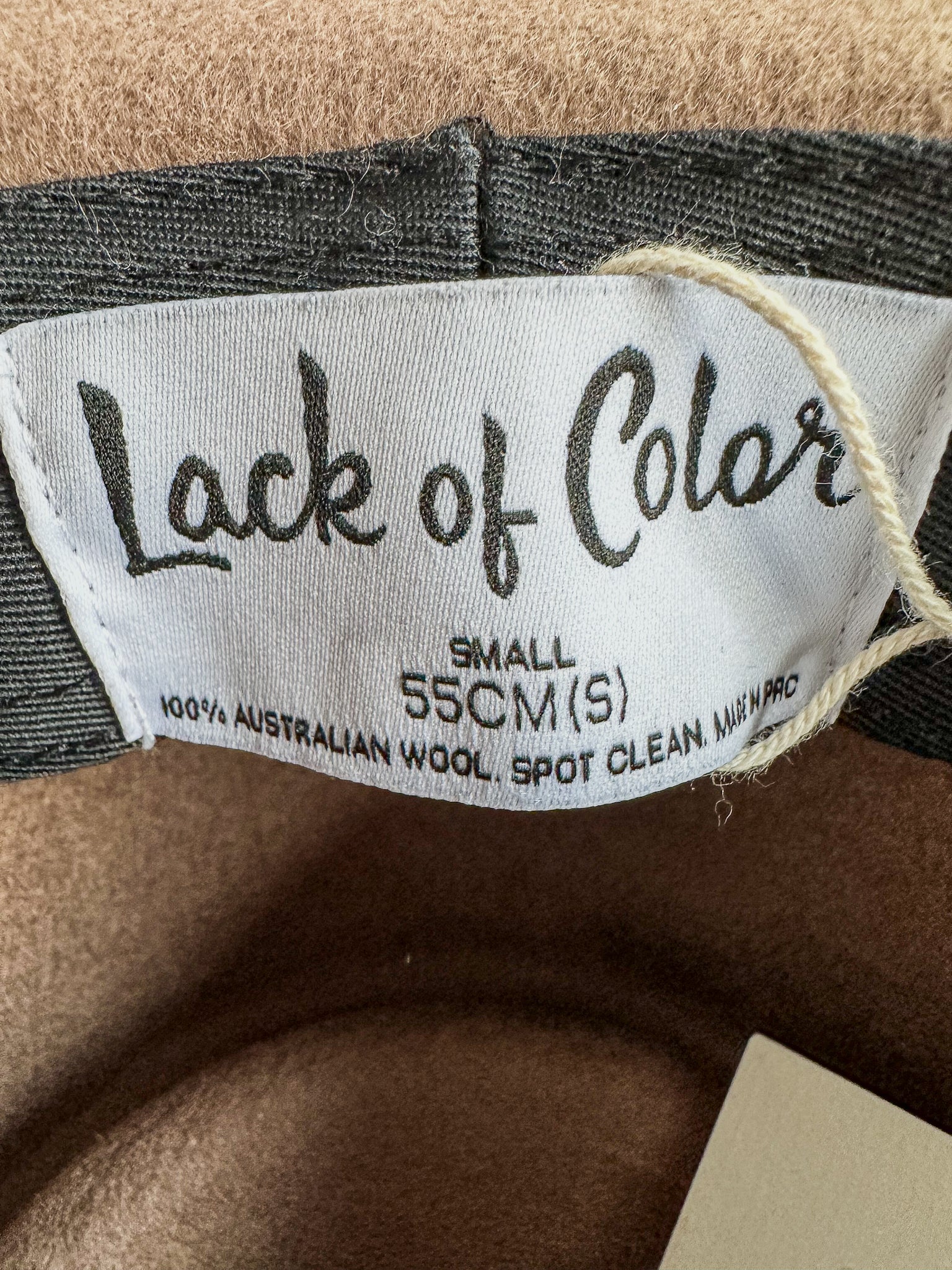 Lack Of Color Mirage Brown Wool Felt Fedora Hat