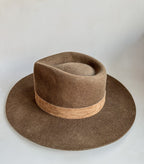 Lack Of Color Teak Brown Suede Band Hat