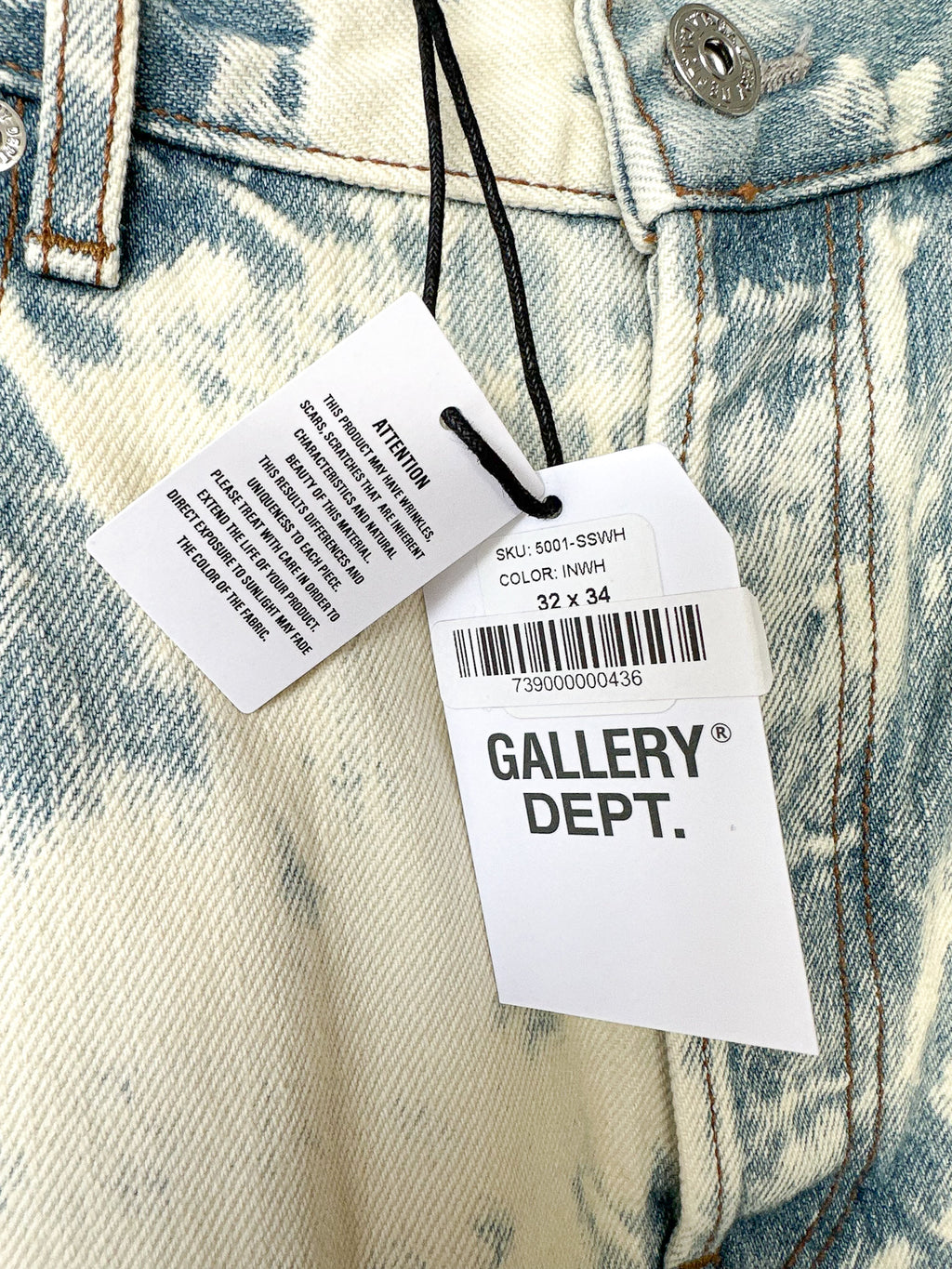 Gallery Dept Levi 5001 Surf Side Beached Reworked Vintage Jeans