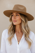 Lack Of Color Tan Brown Val Diamond Wool Hat