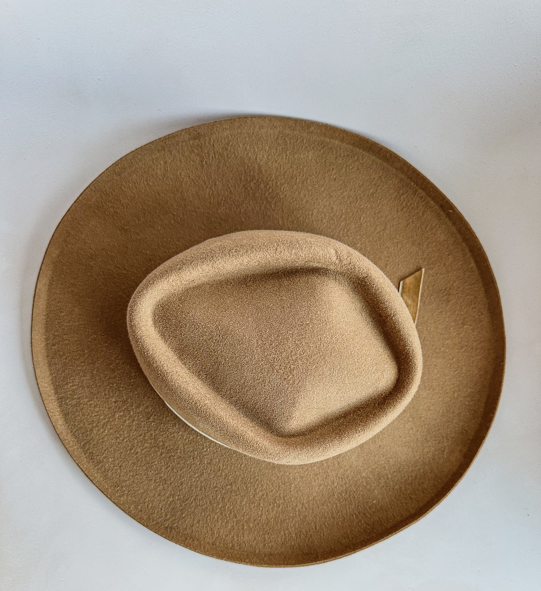 Lack Of Color Tan Brown Val Diamond Wool Hat