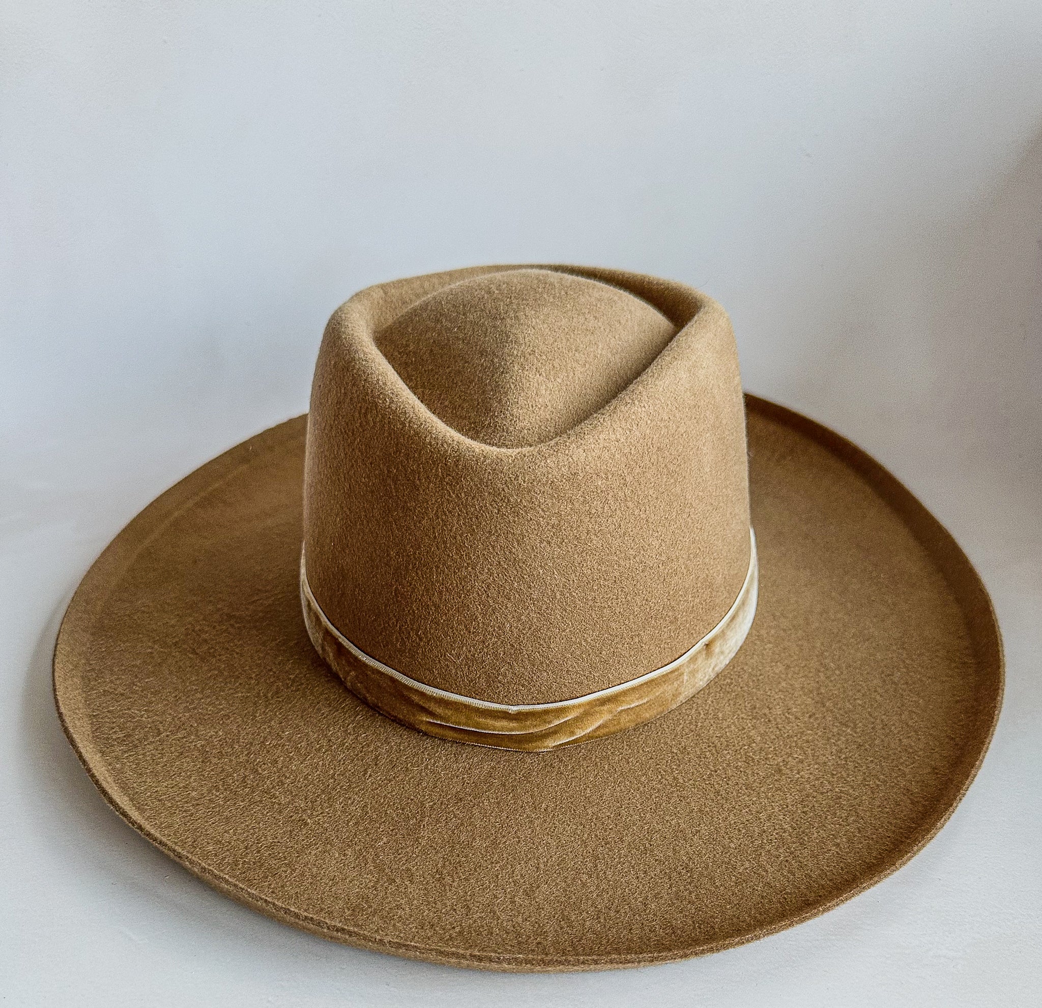 Lack Of Color Tan Brown Val Diamond Wool Hat