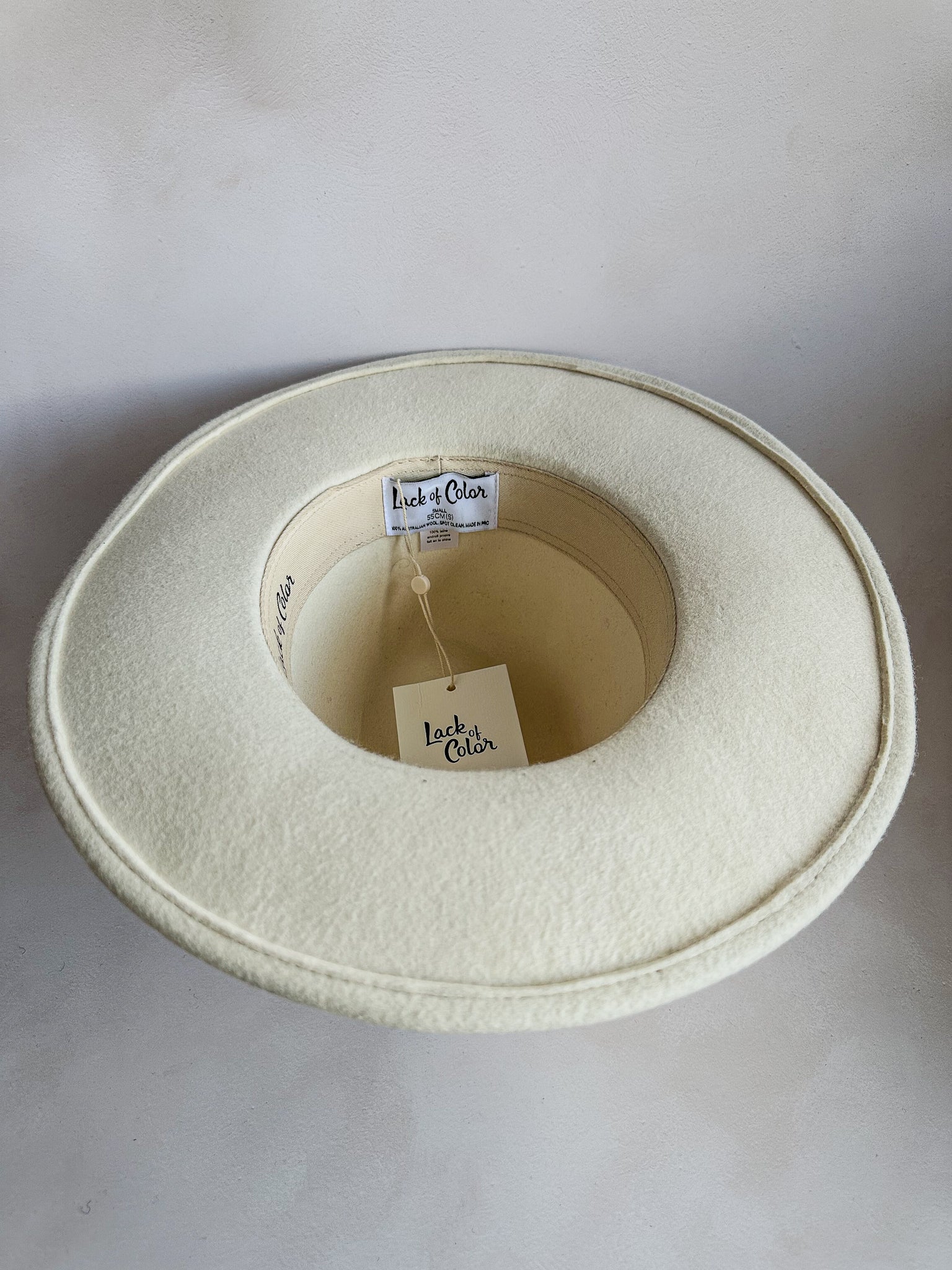 Lack Of Color Ivory The Fader Wool Hat