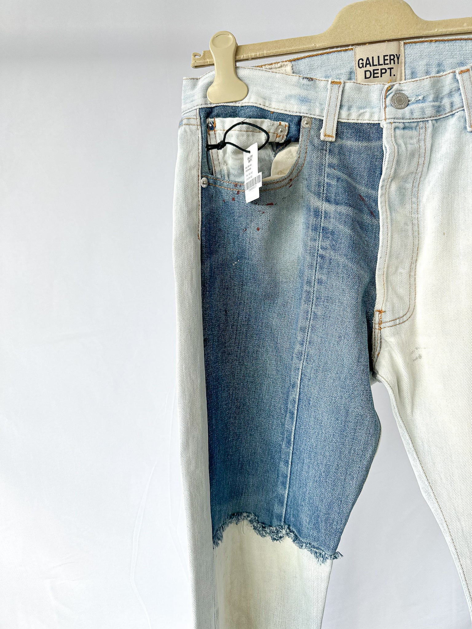 Gallery Dept Levi 5001 Ken Reworked Vintage Jeans With Paint Distressed Ripped