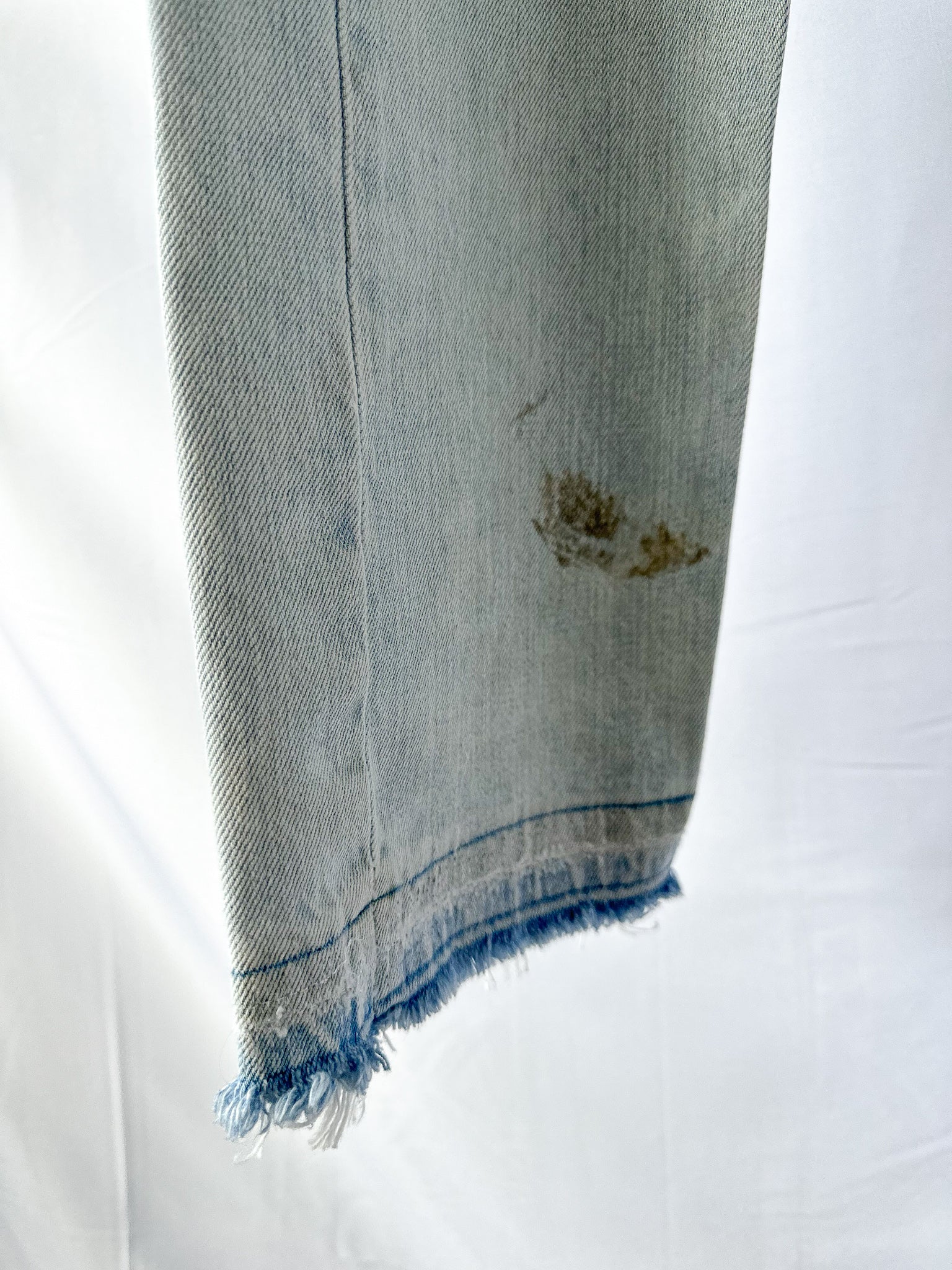 Gallery Dept Levi 5001 Ken Reworked Vintage Jeans With Paint Distressed Ripped
