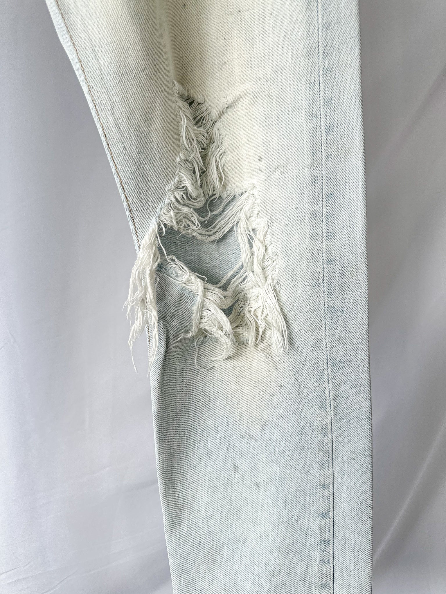 Gallery Dept Levi 5001 Ken Reworked Vintage Jeans With Paint Distressed Ripped