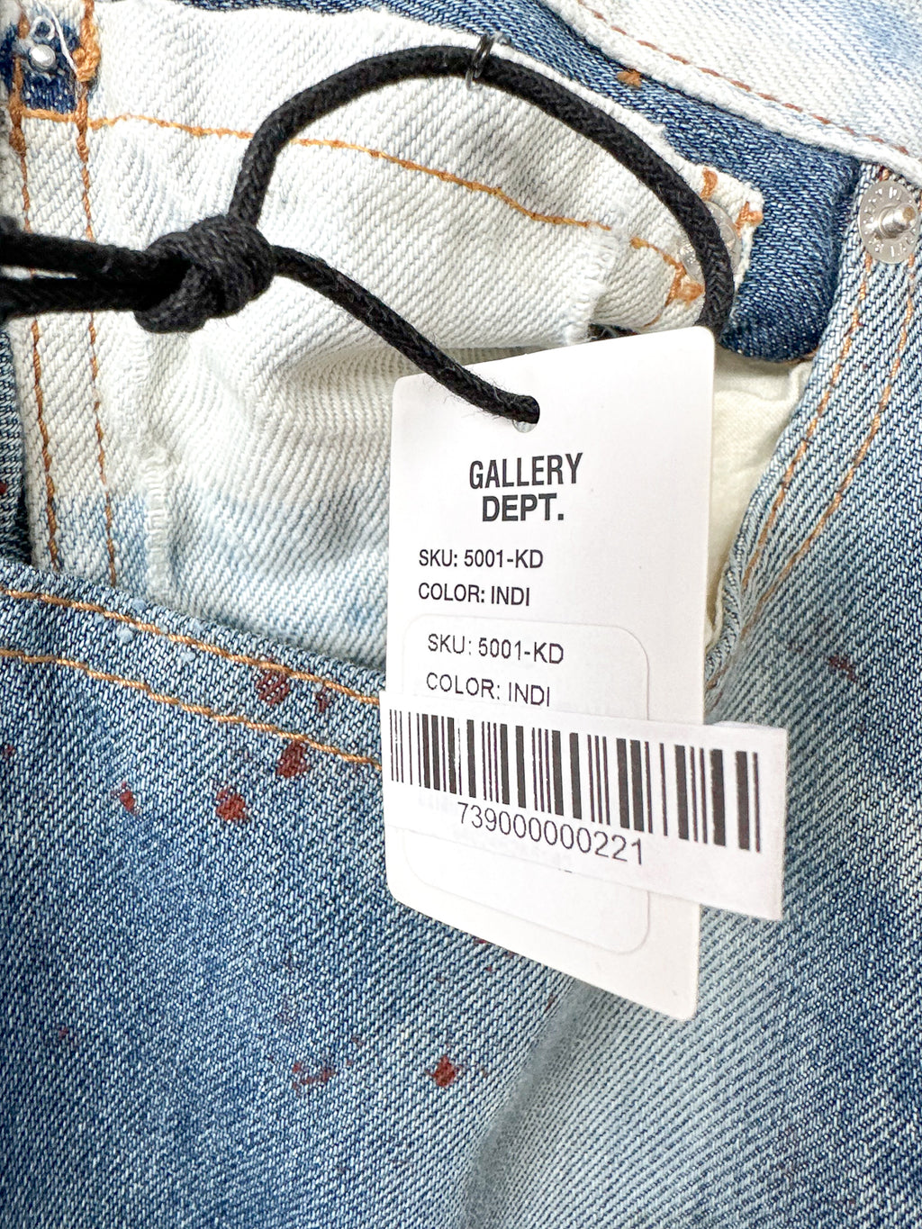 Gallery Dept – Levi 5001 Ken – Überarbeitete Vintage-Jeans mit zerrissener Lackierung