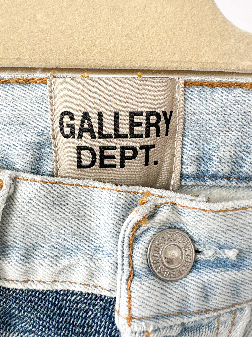 Gallery Dept – Levi 5001 Ken – Überarbeitete Vintage-Jeans mit zerrissener Lackierung