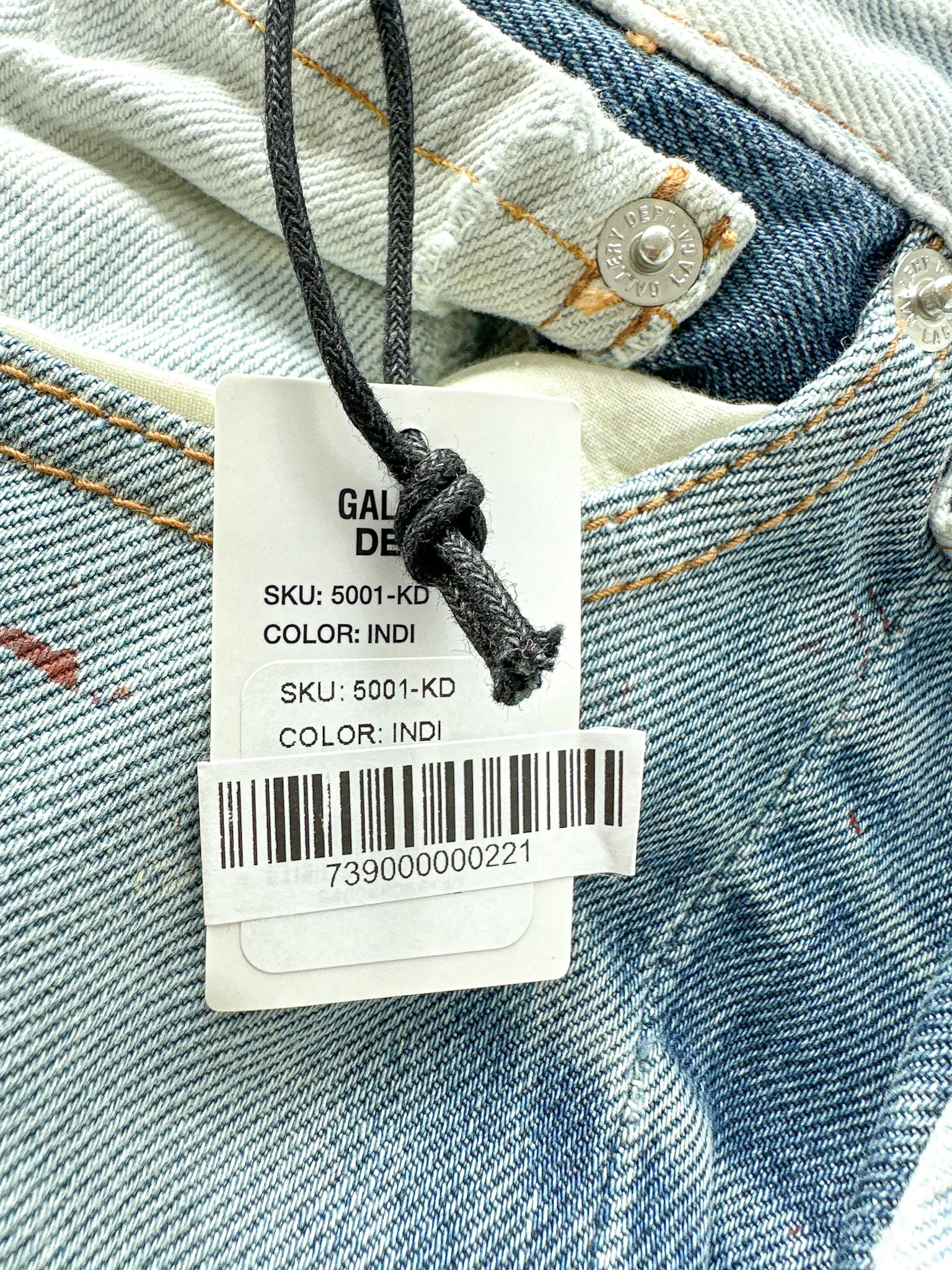 Gallery Dept – Levi 5001 Ken – Überarbeitete Vintage-Jeans mit zerrissener Lackierung