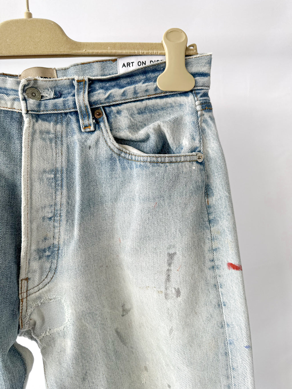 Gallery Dept Levi 5001 Ken Reworked Vintage Ripped Paint Jeans