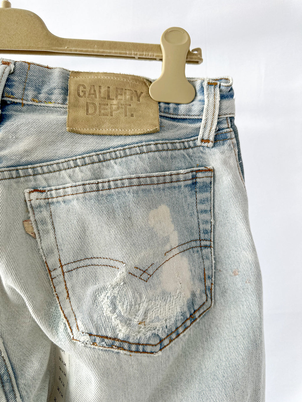 Gallery Dept Levi 5001 Ken Reworked Vintage Ripped Paint Jeans