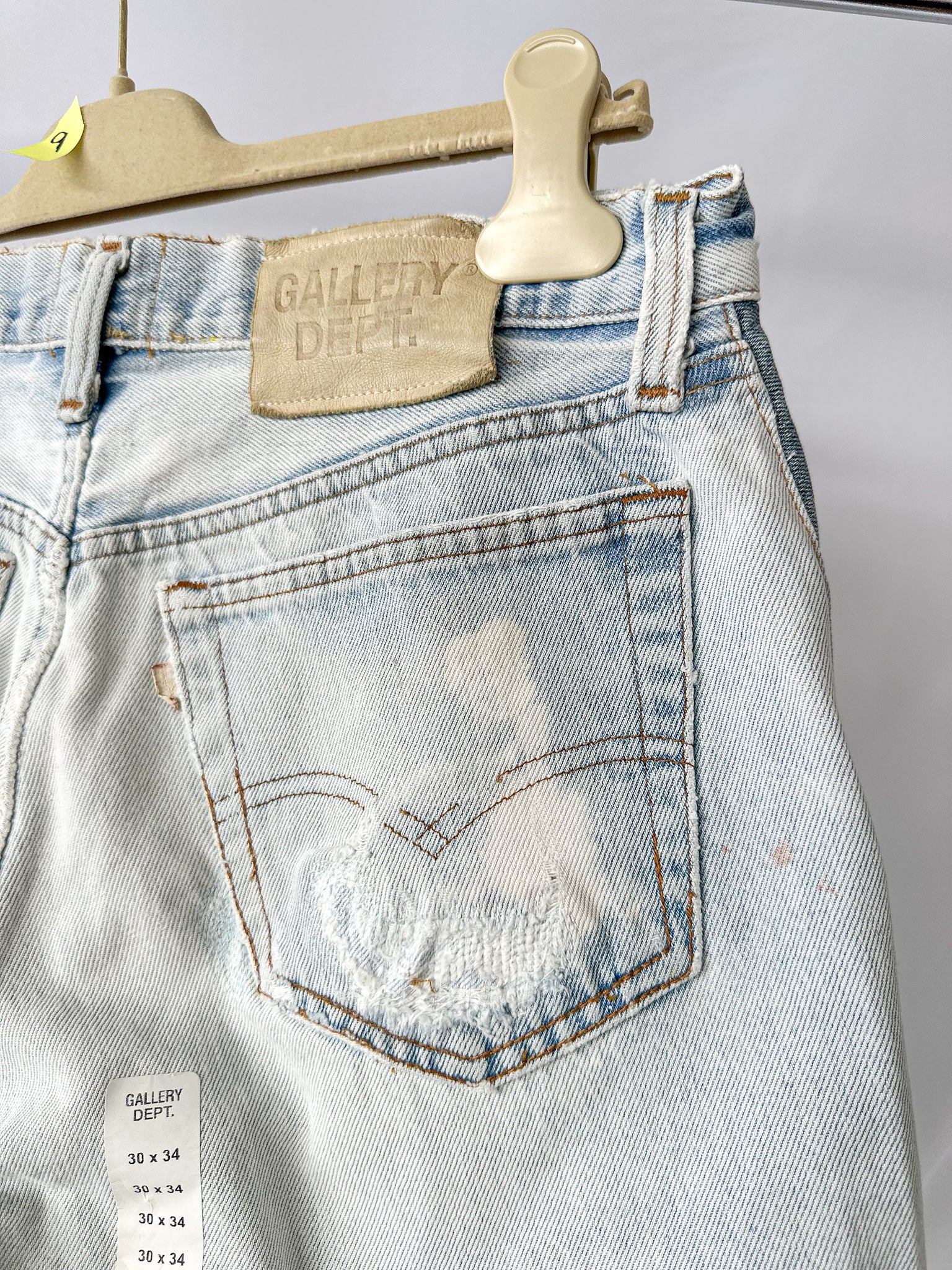 Gallery Dept Levi 5001 Ken Reworked Vintage Ripped Paint Jeans