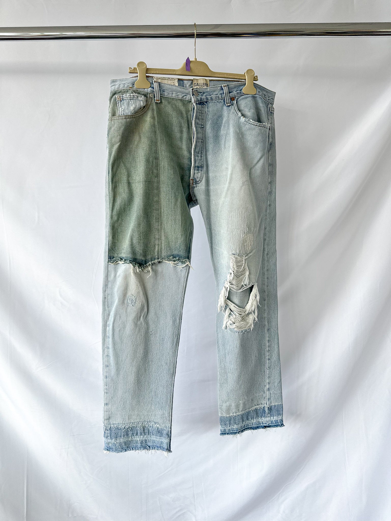 Gallery Dept Levi 5001 Ken Reworked Vintage Ripped Paint Jeans