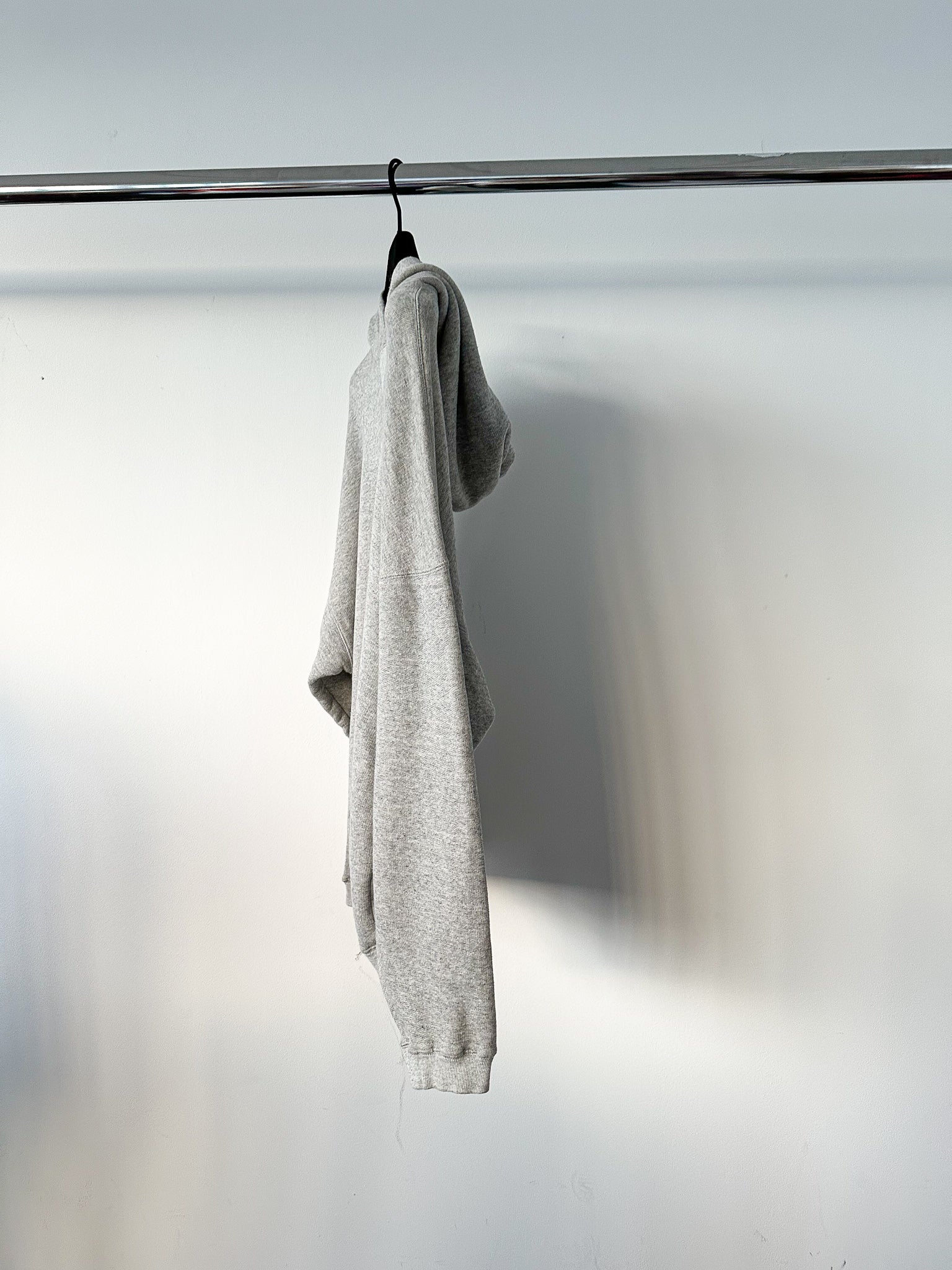 R13 Oversized Grey Japanese Fabric Hoodie