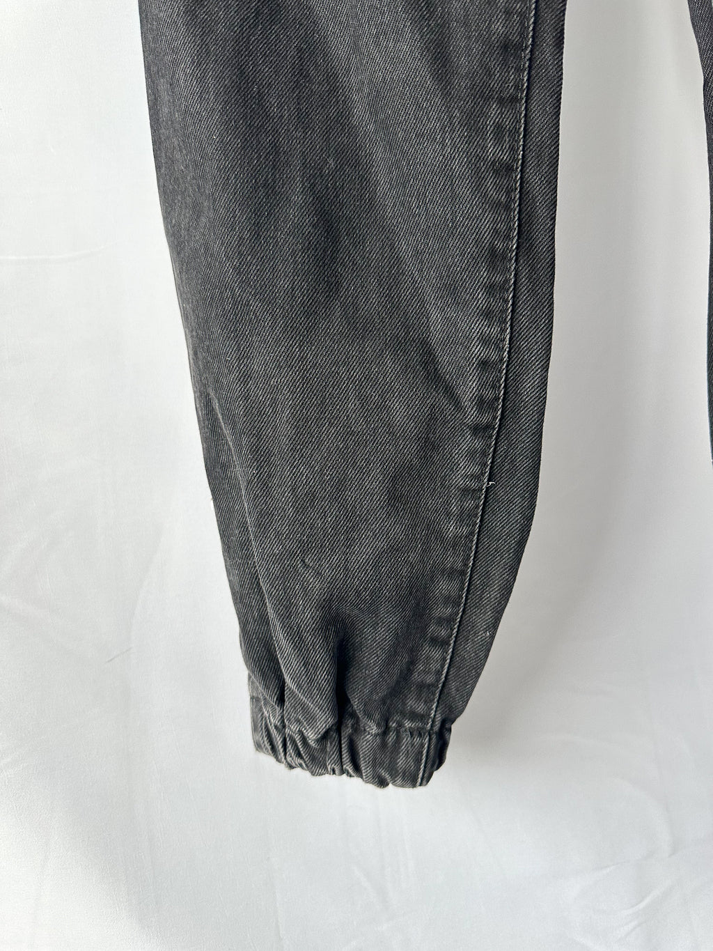 Holland Cooper Denim Gold Button Detail Jumpsuit in Washed Black