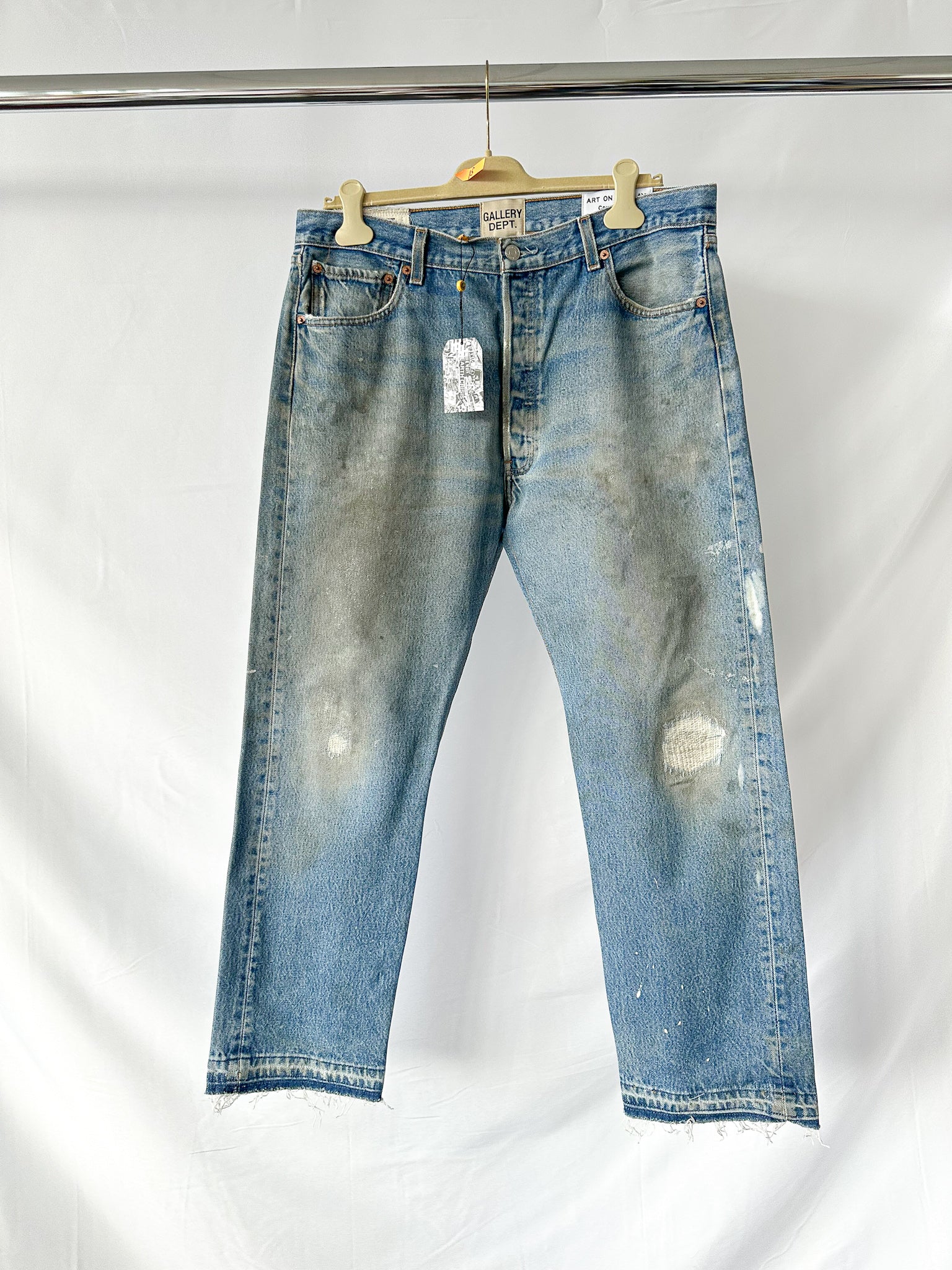 Gallery Dept. Levi 5001 Vintage Reworked Worn In Jeans Paint Splashes