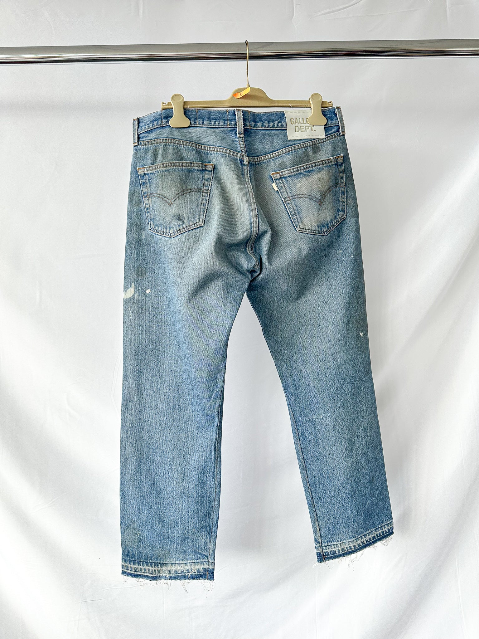 Gallery Dept. Levi 5001 Vintage Reworked Worn In Jeans Paint Splashes