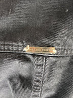 Holland Cooper Denim Gold Button Detail Jumpsuit in Washed Black