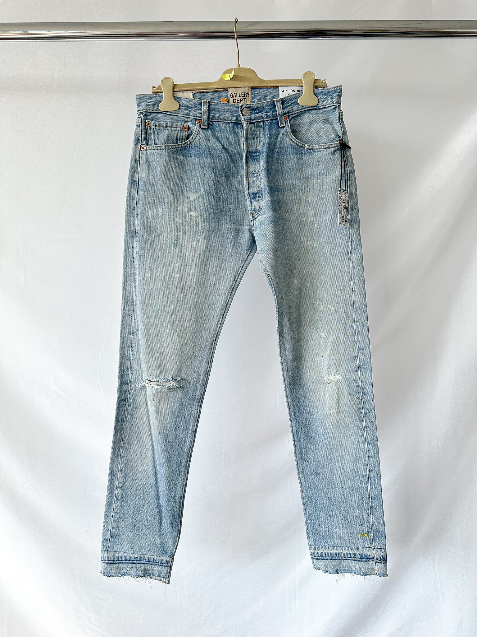 Gallery Dept. Levi 5001 Vintage Reworked Worn In Jeans Paint Splashes