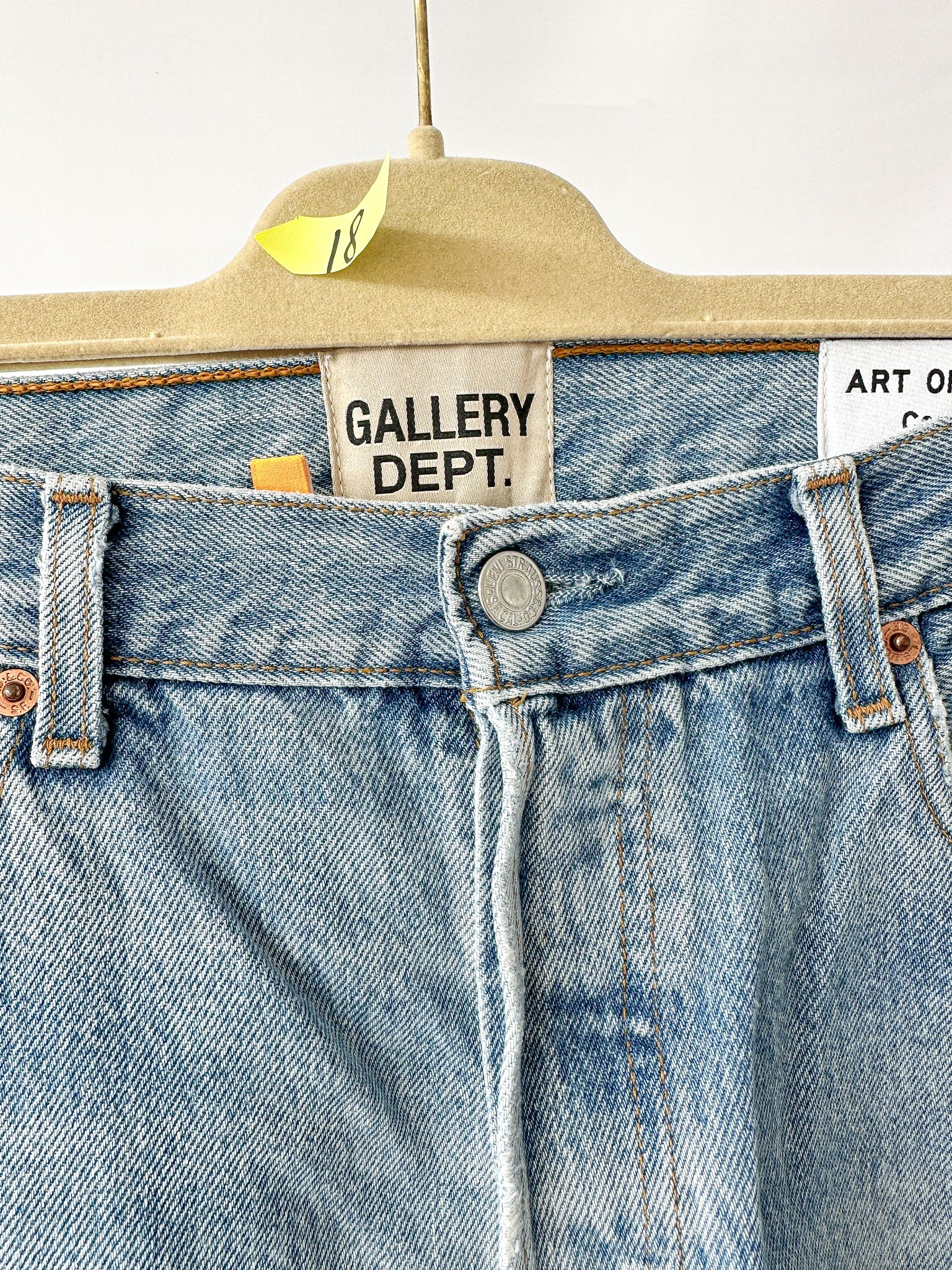 Gallery Dept. Levi 5001 Vintage Reworked Worn In Jeans Paint Splashes