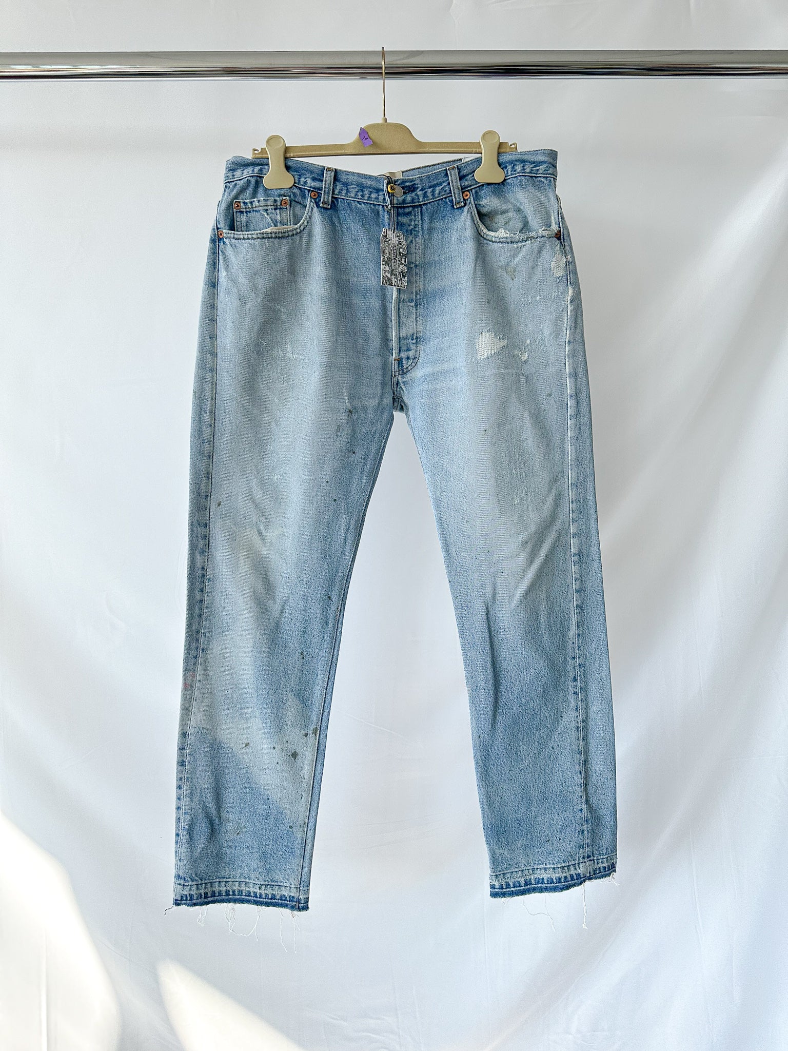 Gallery Dept. Levi 5001 Vintage Reworked Worn In Jeans Paint Splashes