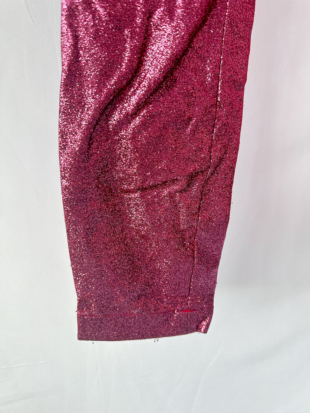 Dolce & Gabbana Pink Glitter Shimmer Sparkly Trousers