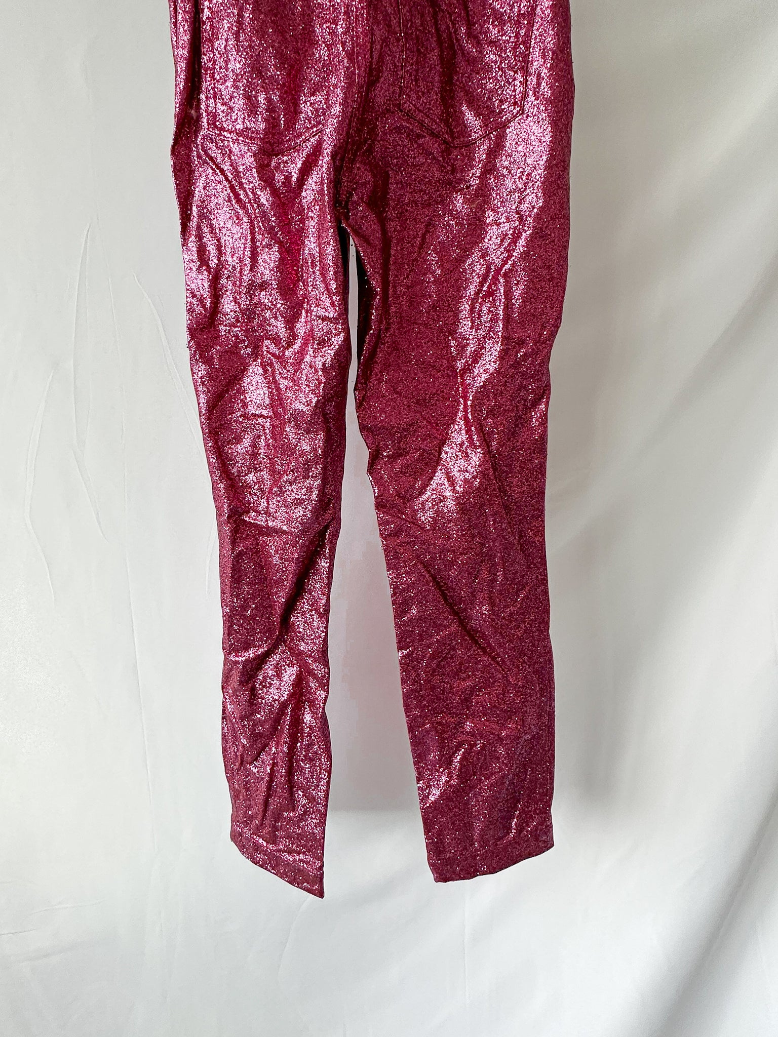 Dolce & Gabbana Pink Glitter Shimmer Sparkly Trousers