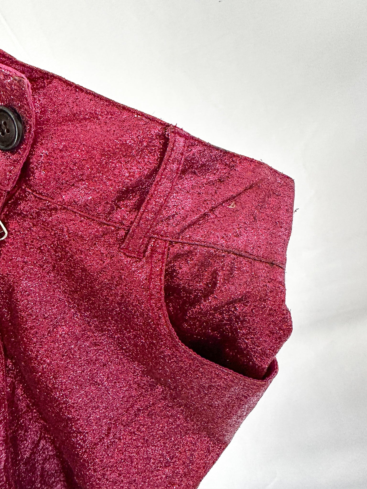 Dolce & Gabbana Pink Glitter Shimmer Sparkly Trousers