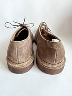 Officine Creative Hopkins Derby Shoes Suede Light Brown