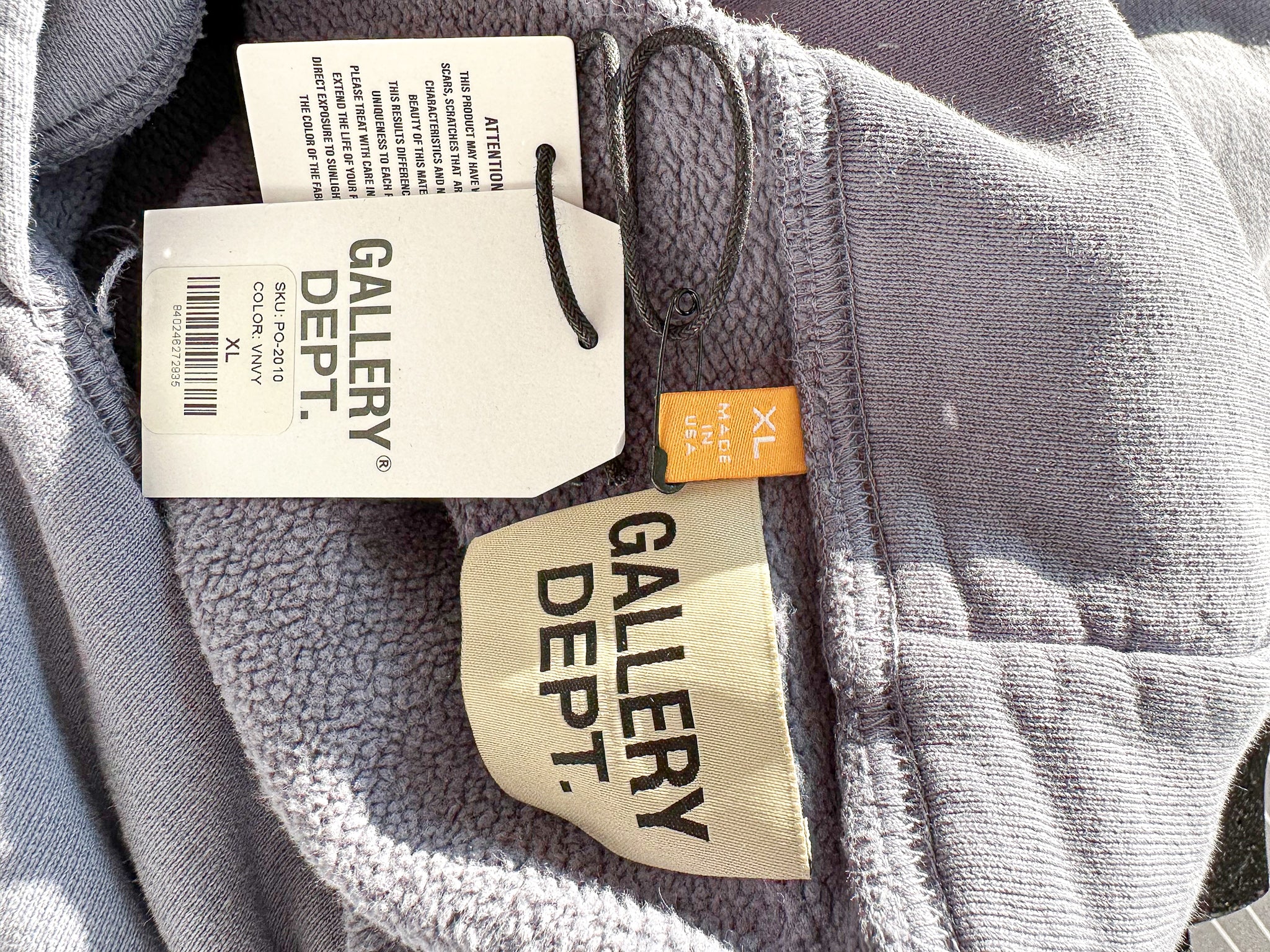 Gallery Dept Navy Property Logo Hoodie