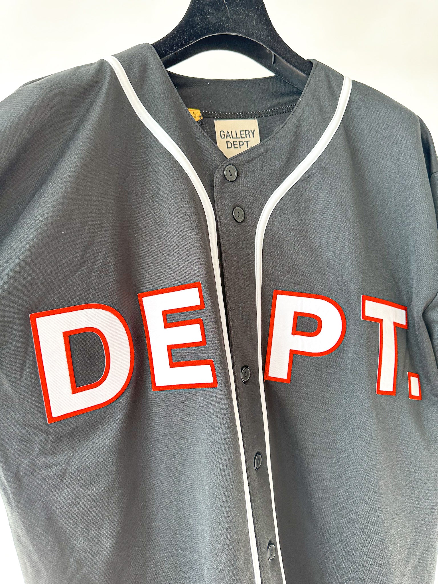 Gallery Dept Echo Park Baseball Shirt In Black