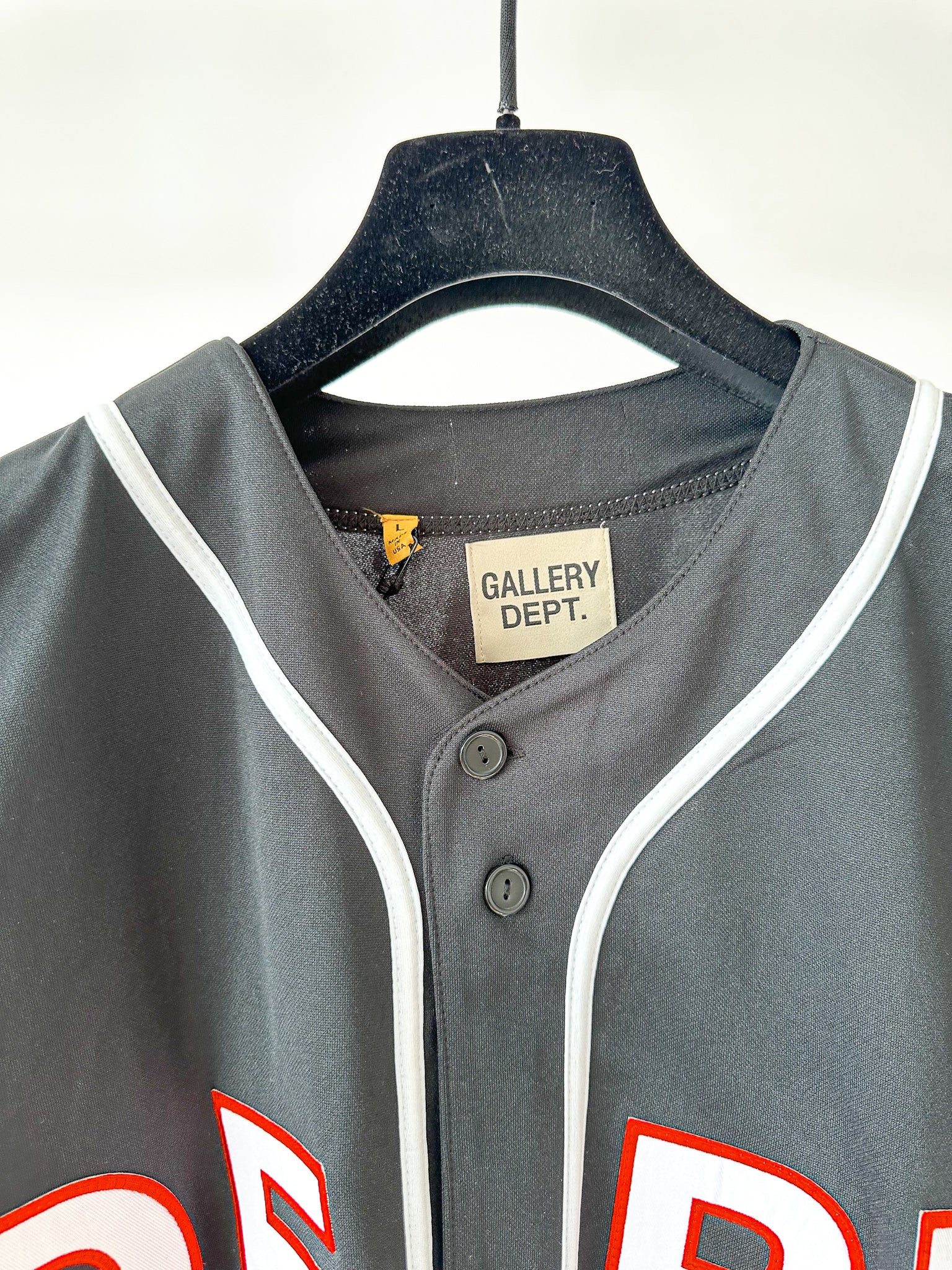 Gallery Dept Echo Park Baseball Shirt In Black