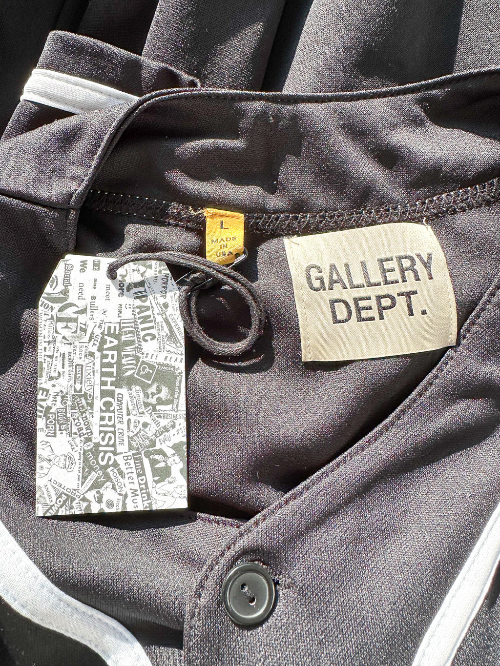 Gallery Dept Echo Park Baseball Shirt In Black