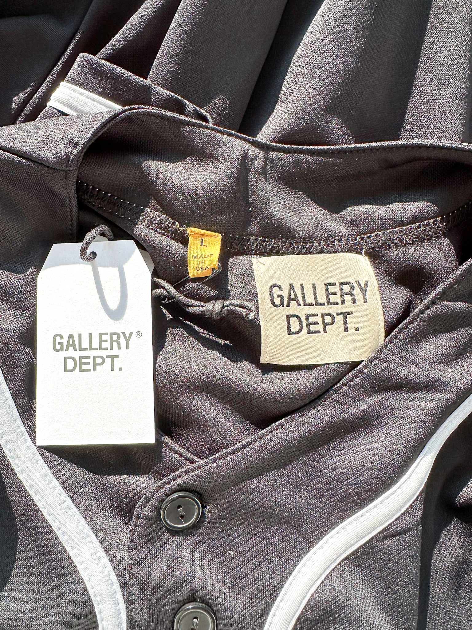 Gallery Dept Echo Park Baseball Shirt In Black