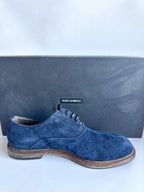 Dolce And Gabbana Blue Oxford Brogues