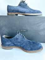 Dolce And Gabbana Blue Oxford Brogues