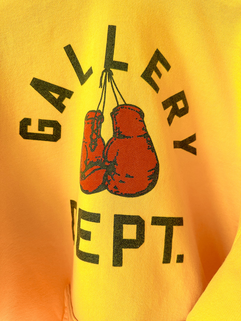 Gallery Dept. Yellow Boxing Arena Hoodie