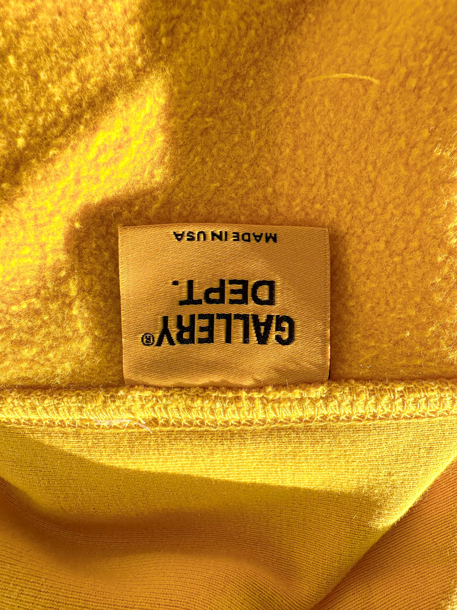 Gallery Dept. Yellow Boxing Arena Hoodie