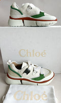 Chloé Sonnie Low Top 'Jungle Green' Trainers (FLAWS)