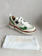 Chloé Sonnie Low Top 'Jungle Green' Trainers (FLAWS)