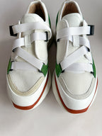 Chloé Sonnie Low Top 'Jungle Green' Trainers (FLAWS)