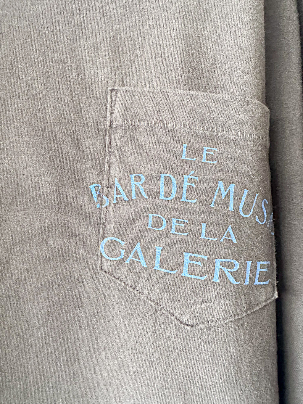 Gallery Dept Le Bar Long Sleeve T Shirt In Black