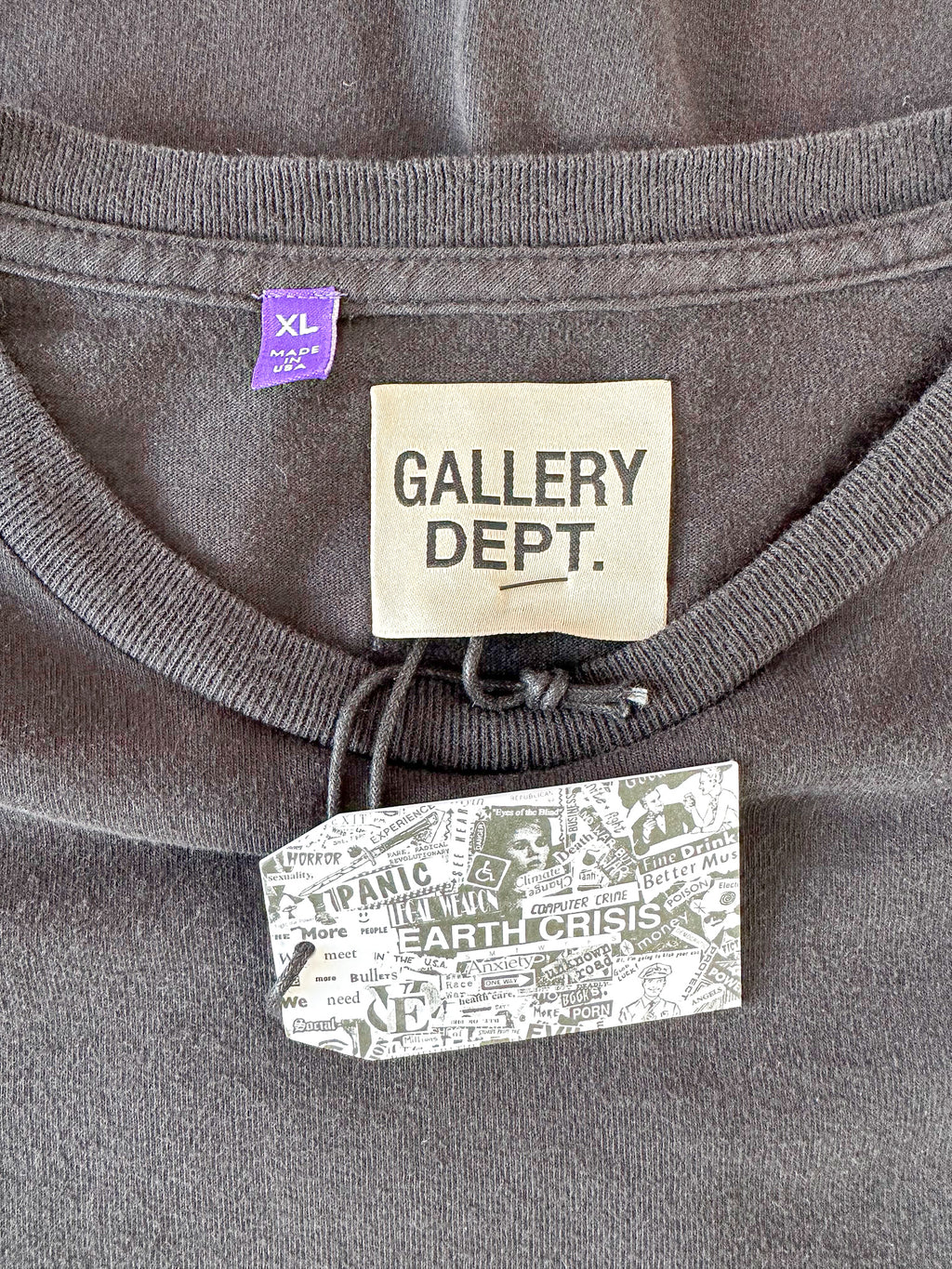 Gallery Dept Le Bar Long Sleeve T Shirt In Black