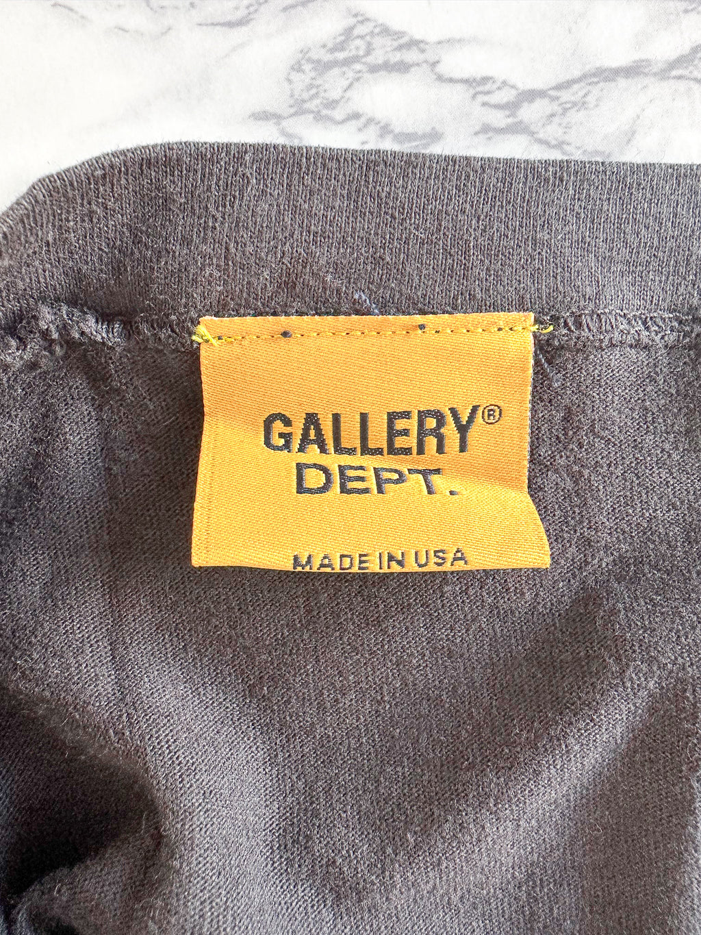 Gallery Dept Le Bar Long Sleeve T Shirt In Black