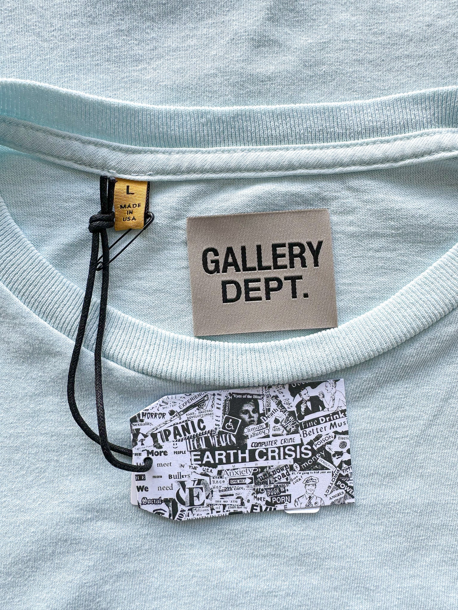 Gallery Dept. Art Dept Turquoise T Shirt