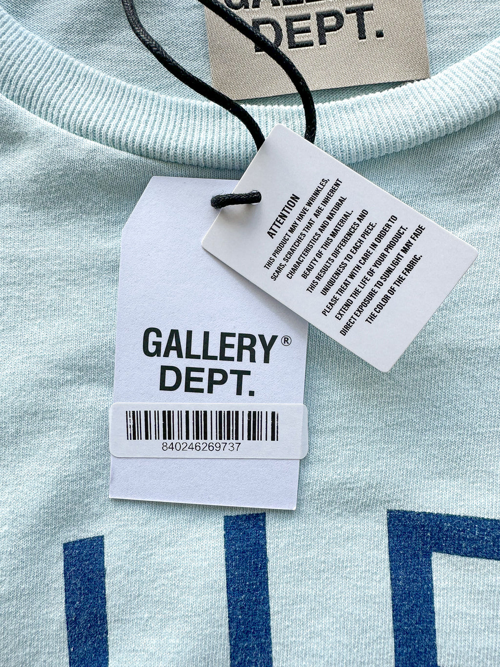 Gallery Dept. Art Dept Turquoise T Shirt