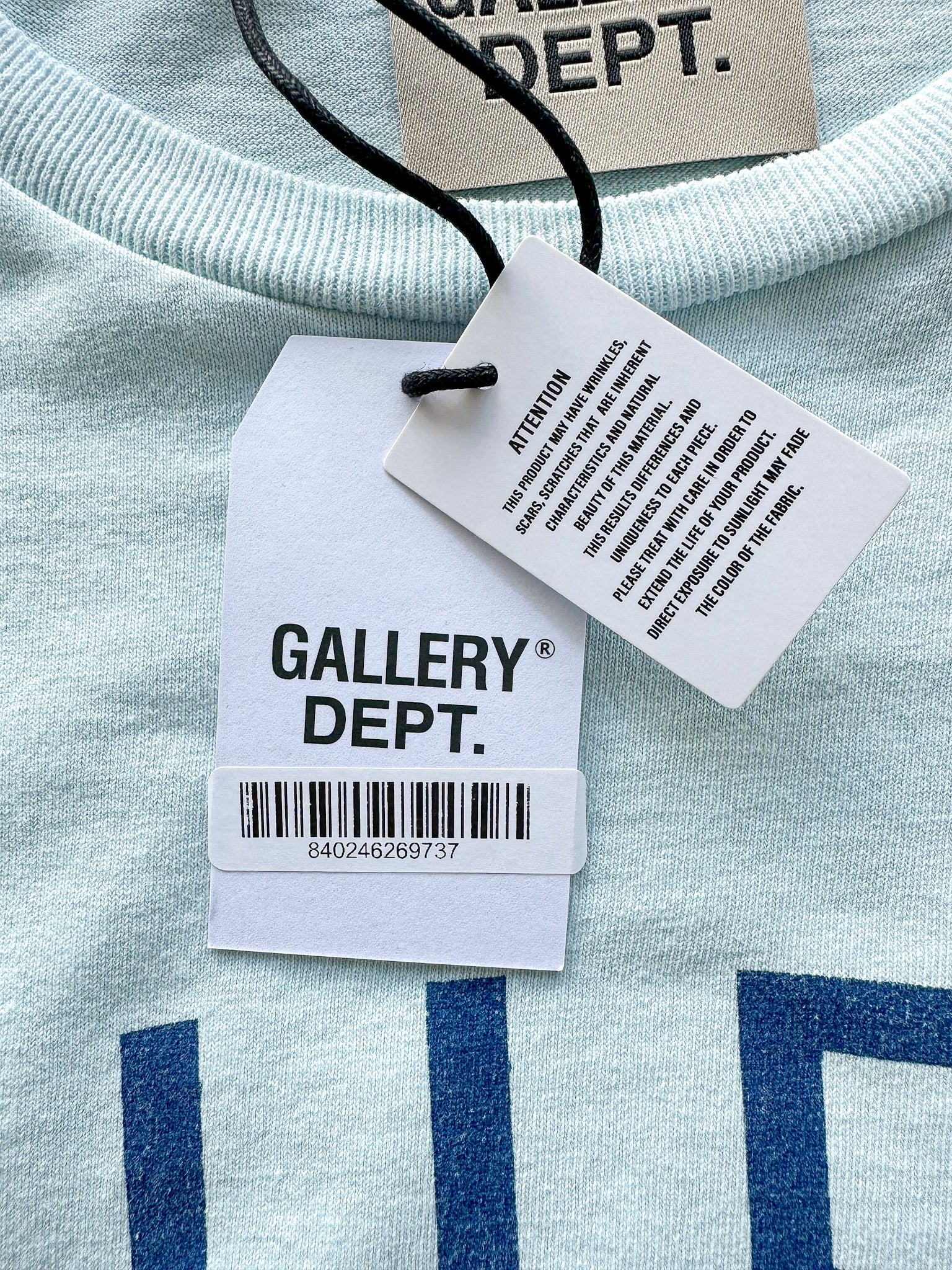 Gallery Dept. Art Dept Turquoise T Shirt