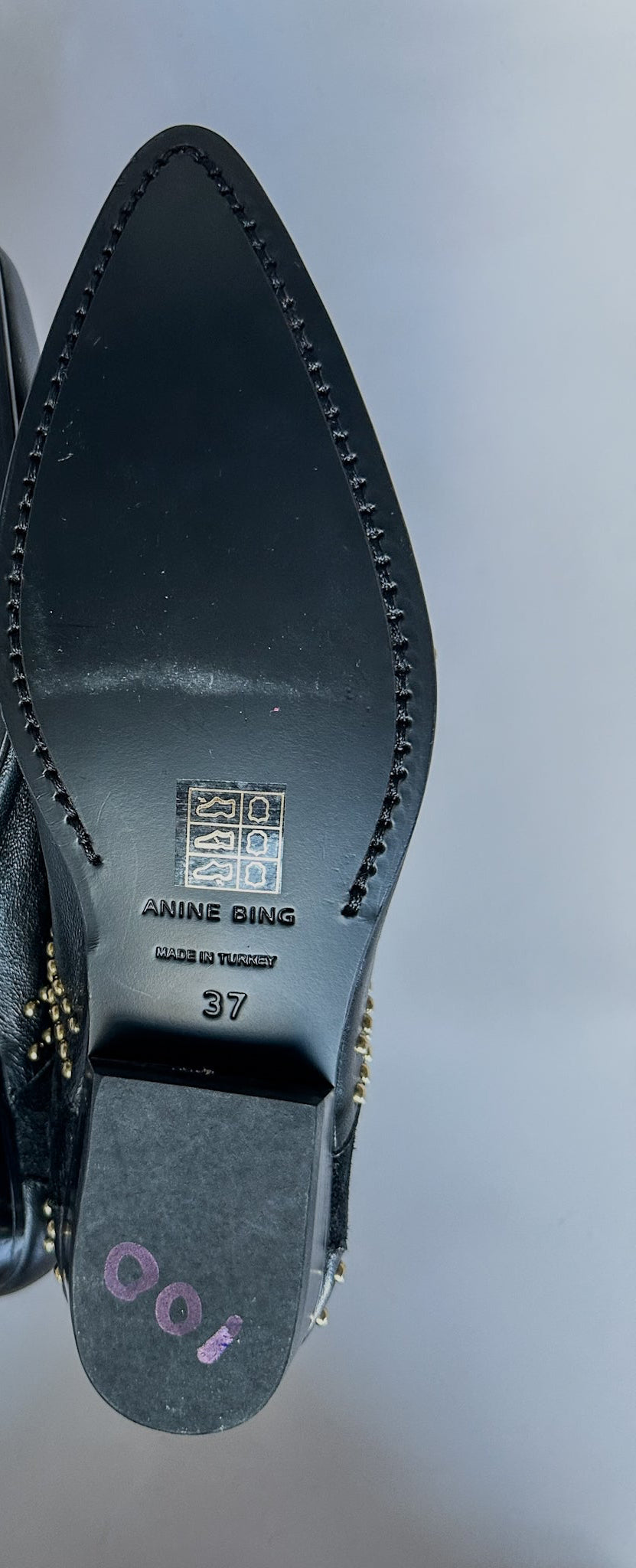 Anine Bing Charlie Studded Boots