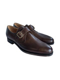 Crockett & Jones Peal & Co Dark Brown Single Monk Strap Shoe